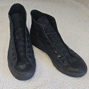 CONVERSE Classic High-Top Sneakers black Mens Size 9.5